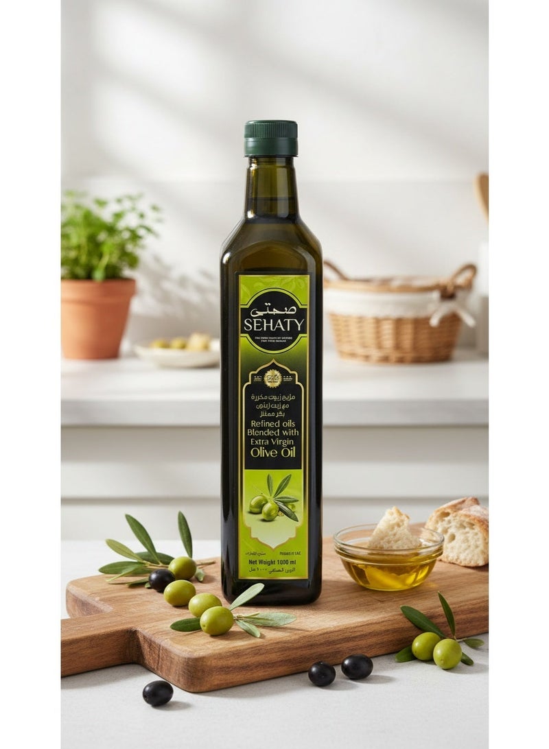 Sehaty Olive Oil Blend for Cooking & Salads – Balanced Taste, High Heat Stability, 1L - Image 4